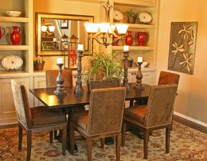 maximalist design dining room